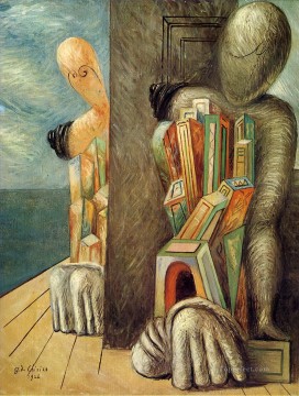  1926 Pintura al %C3%B3leo - arqueólogos 1926 Giorgio de Chirico Surrealismo metafísico